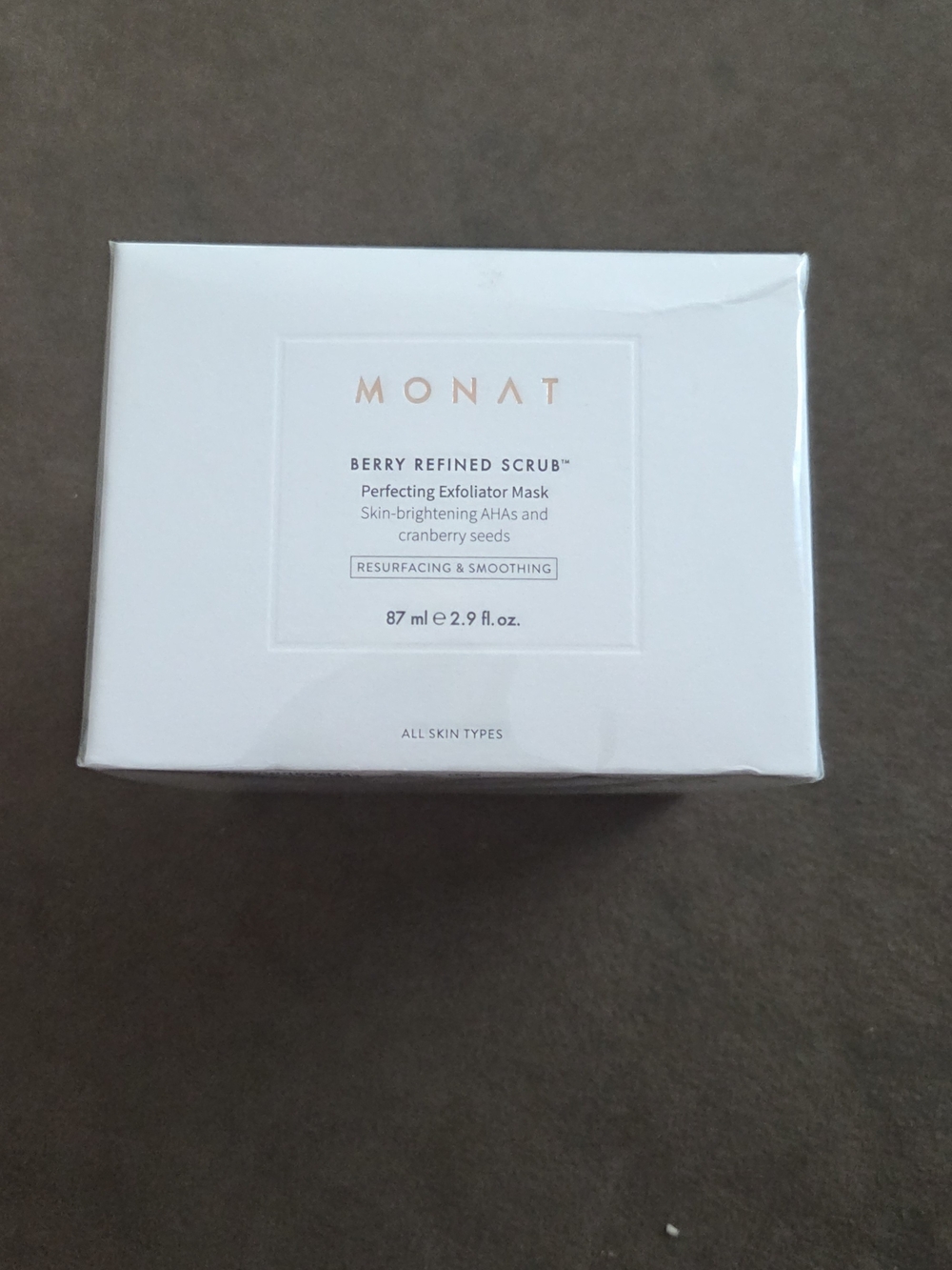 Monat Berry Refined Scrub • 2.9 fl oz • NEW / SEALED